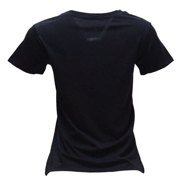 Black Floral Printed T Shirt Nawao.com