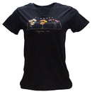 Black Floral Printed T Shirt Nawao.com