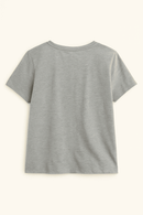 Black Friends Embroidered T Shirt Black Nawao.com