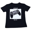 Black Game T Shirt And Long Pant Pyjama Set Nawao.com
