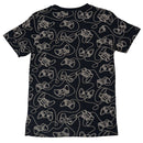 Black Gaming Aop Night Suit Black Nawao.com