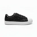 Black Glitter Sneaker Black Nawao.com