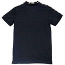 Black Golden Tape Polo Black Nawao.com