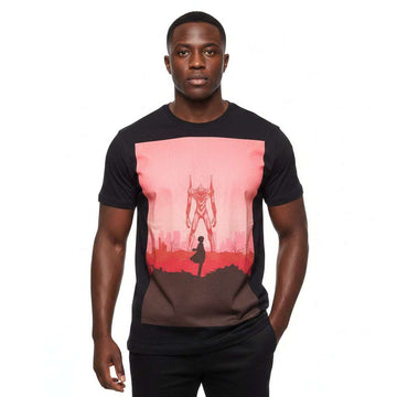 Black Graphic T Shirt Black Large Nawao.com