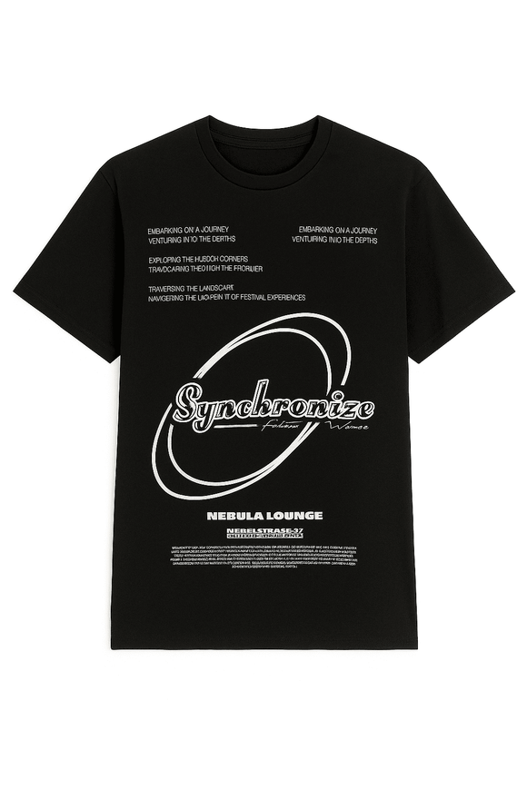 Black Graphic T Shirt Black Nawao.com