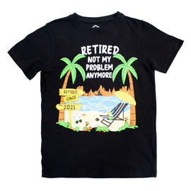 Black  Graphic T-Shirt Nawao.com