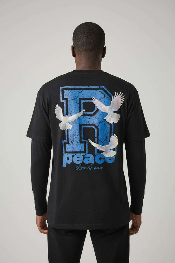 Black Graphic Tee Nawao.com
