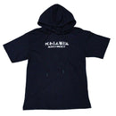 Black Hoody Tee Nawao.com