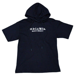 Black Hoody Tee Nawao.com