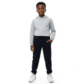 Black Interlock Zip Pocket Jog Pant Black Nawao.com