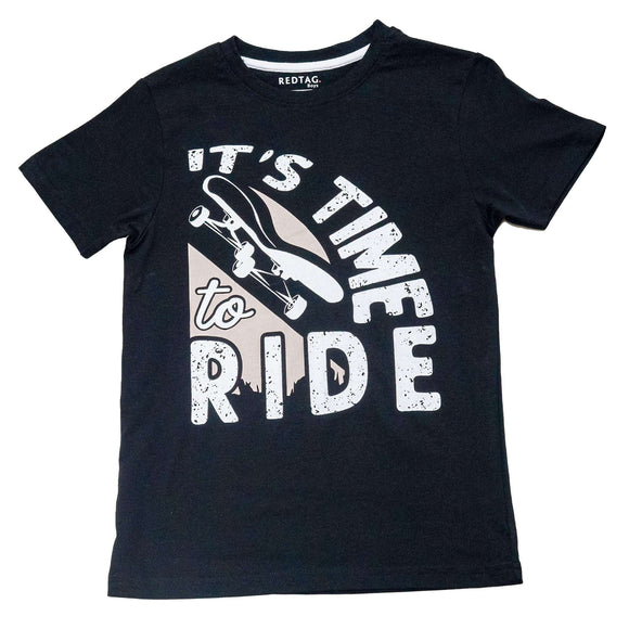 Black Its Time To Ride Graphic Night Suit Black Nawao.com