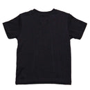 Black Jacquard Cut N Sew T Shirt Nawao.com