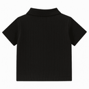 Black Jacquard Polo Nawao.com
