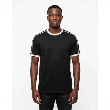 Black Jacquard T Shirt Nawao.com
