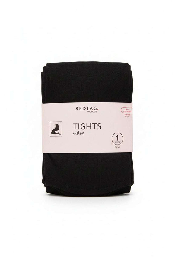 Black Jacquard Tights Black s S Nawao.com