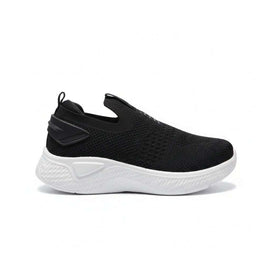Black Knit Slip On Black Nawao.com