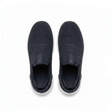 Black Knit Slip On Black Nawao.com