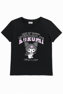 Black Kuromi Printed T Shirt Nawao.com