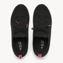 Black Lace Up Sneaker Nawao.com