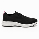 Black Lace Up Sneaker Nawao.com