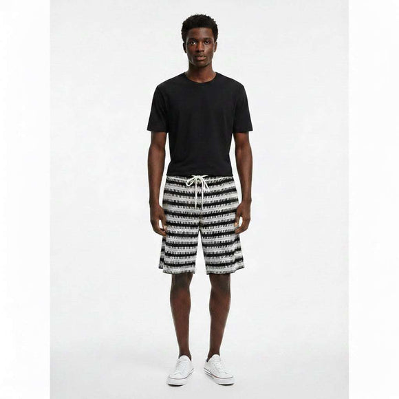 Black Lounge Shorts Black Nawao.com