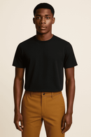 Black Lounge T Shirt Black Nawao.com