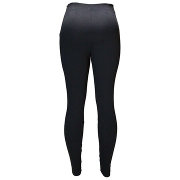 Black Lurex Lined Ponte Legging Nawao.com