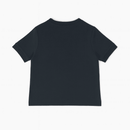 Black Mandarin Pique Polo Nawao.com