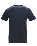 Black Mao Collar Polo Shirt With Chest Nawao.com