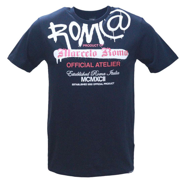 Black Marcelo Renossi T Shirt Black Nawao.com