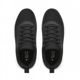 Black Material Block Sneakers Nawao.com