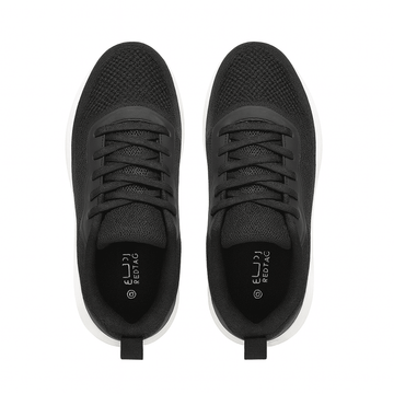 Black Material Block Sneakers Nawao.com