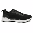 Black Material Block Sneakers Nawao.com