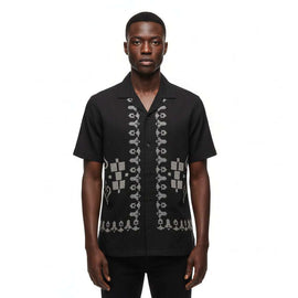 Black Mens Casual Shirt Nawao.com