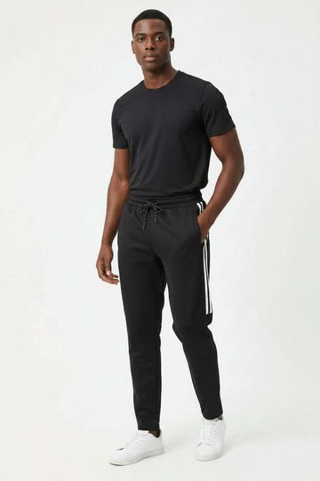 Black Mens Track Pant Black Nawao.com