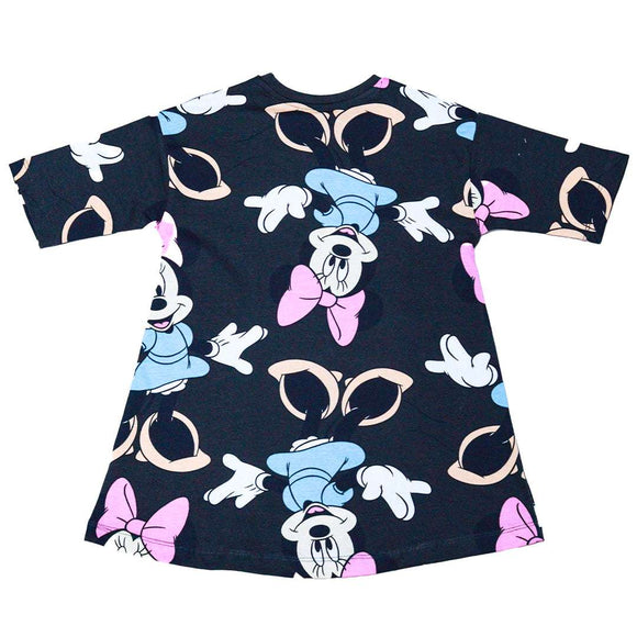 Black Minnie  Aop Dress Nawao.com