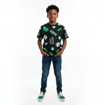Black Nba Celtics Aop T Shirt Black Nawao.com