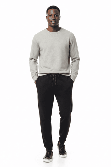 Black Ottoman Track Pant Black Nawao.com