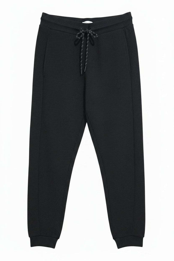 Black Ottoman Track Pant Black Nawao.com