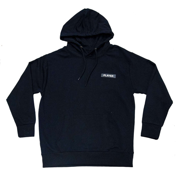Black Oversize Long Sleeve Hoody Sweatshirt Nawao.com