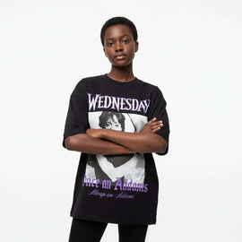 Black Oversize Tunic Wednesday Nawao.com