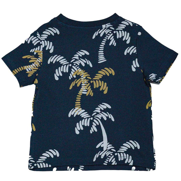 BLACK PALM TSHIRT BLACK Nawao.com
