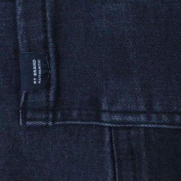 Black Paneled Pull On Jeans Black Nawao.com