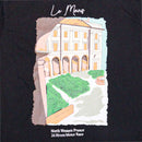 Black Photographic Oversize Tee Nawao.com