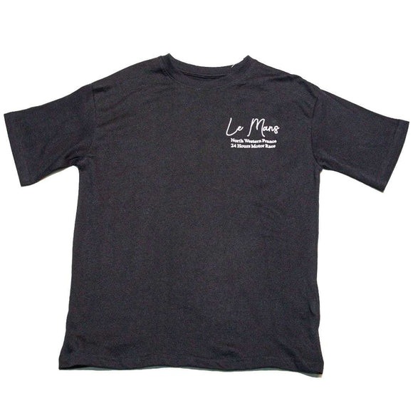 Black Photographic Oversize Tee Nawao.com