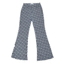 BLACK PINK FLARED JACQUARD BOTTOM ASSORTED 15 16 YEARS Nawao.com