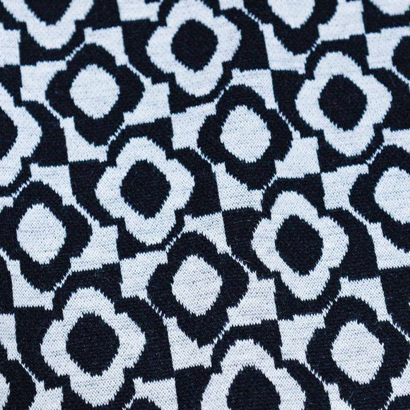 BLACK PINK FLARED JACQUARD BOTTOM ASSORTED 15 16 YEARS Nawao.com