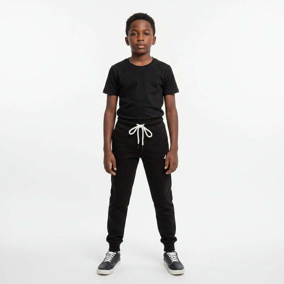 Black Pique Pleated Interlock Active Pant Black Nawao.com