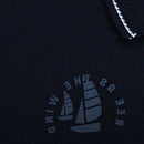 Black Pique Shortsleeve Polo Nawao.com