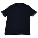 Black Pique Shortsleeve Polo Nawao.com